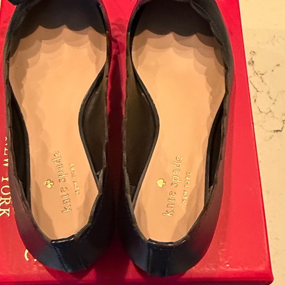 Kate Spade Navy Blue Eleni Flex Leather Women's Flats - Picture 8 of 8